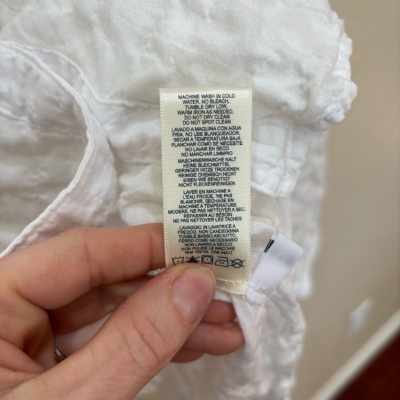 Anthropologie | Cloth & Stone Striped Buttondown Shirt in White Size Medium - Picture 10 of 11